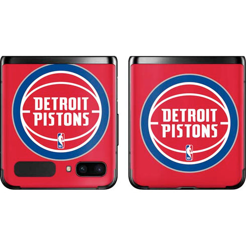NBA Detroit Pistons Large Logo Galaxy Z Flip Skin