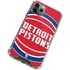NBA Detroit Pistons Large Logo iPhone 11 Pro Max Clear Case