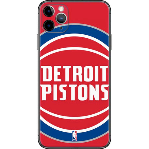 NBA Detroit Pistons Large Logo iPhone 11 Pro Max Skin