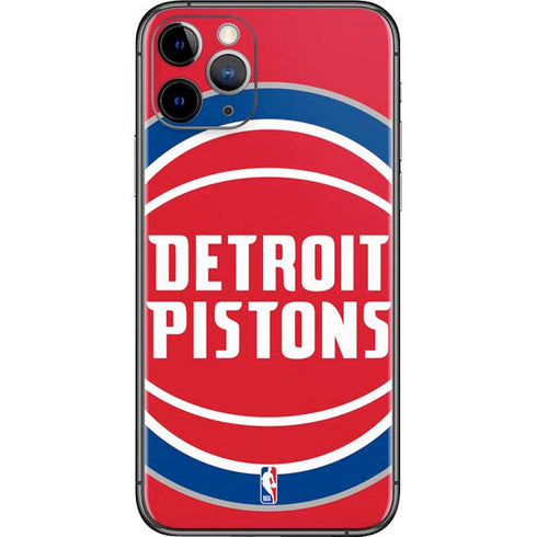 NBA Detroit Pistons Large Logo iPhone 11 Pro Skin
