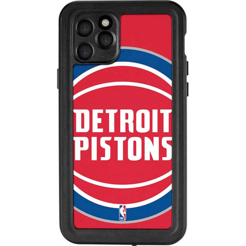 NBA Detroit Pistons Large Logo iPhone 11 Pro Waterproof Case