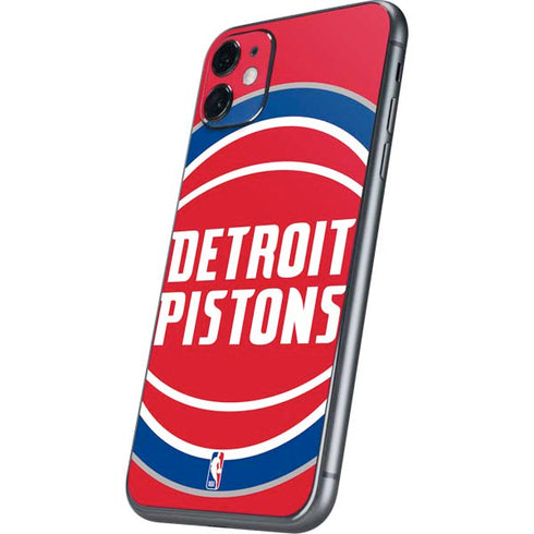 NBA Detroit Pistons Large Logo iPhone 11 Skin