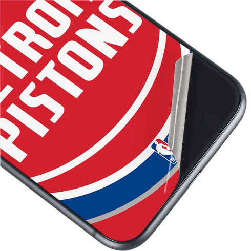 NBA Detroit Pistons Large Logo iPhone 11 Skin