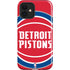 NBA Detroit Pistons Large Logo iPhone 12 Impact Case
