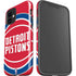 NBA Detroit Pistons Large Logo iPhone 12 Impact Case
