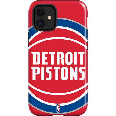 NBA Detroit Pistons Large Logo iPhone 12 Mini Impact Case