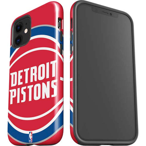 NBA Detroit Pistons Large Logo iPhone 12 Mini Impact Case