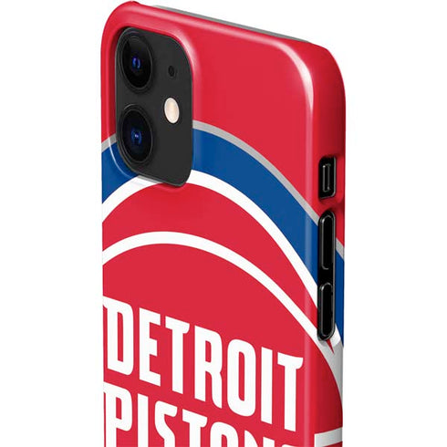 NBA Detroit Pistons Large Logo iPhone 12 Mini Lite Case