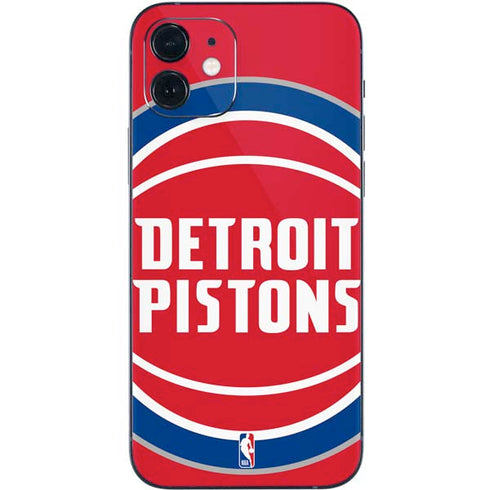 NBA Detroit Pistons Large Logo iPhone 12 Mini Skin