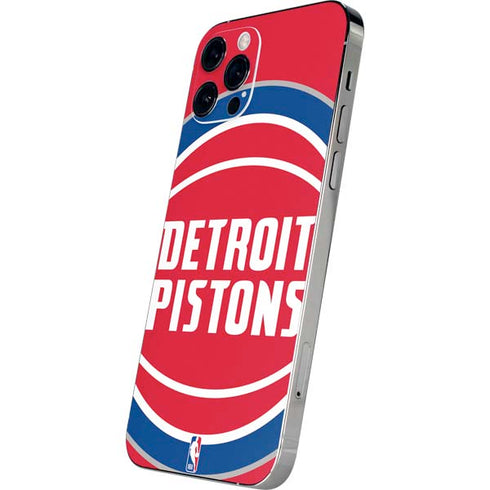 NBA Detroit Pistons Large Logo iPhone 12 Pro Skin