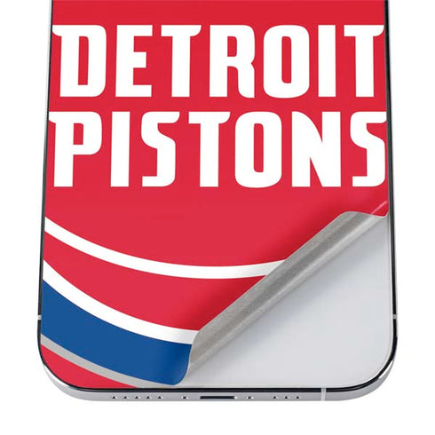 NBA Detroit Pistons Large Logo iPhone 12 Pro Skin