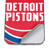 NBA Detroit Pistons Large Logo iPhone 12 Pro Skin