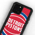 NBA Detroit Pistons Large Logo iPhone 12 Pro Waterproof Case