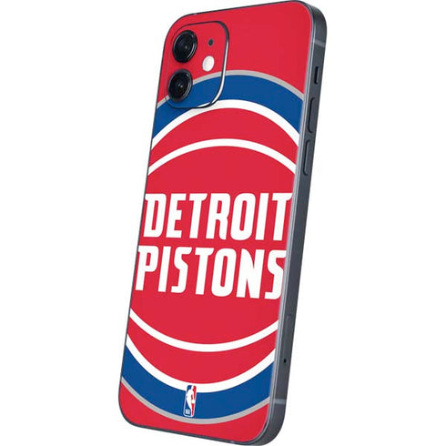 NBA Detroit Pistons Large Logo iPhone 12 Skin