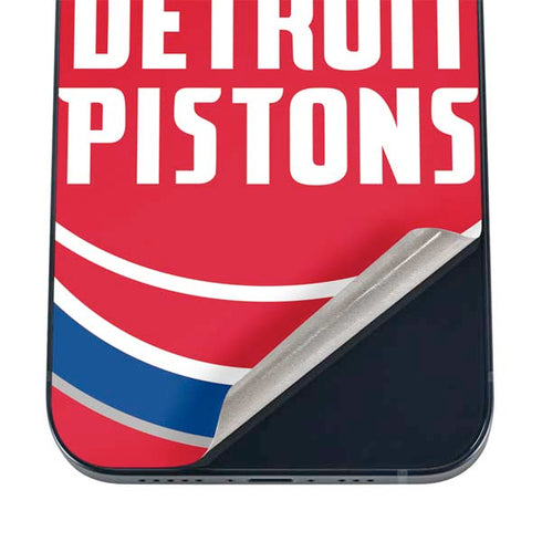 NBA Detroit Pistons Large Logo iPhone 12 Skin