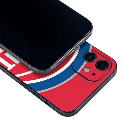 NBA Detroit Pistons Large Logo iPhone 12 Skin