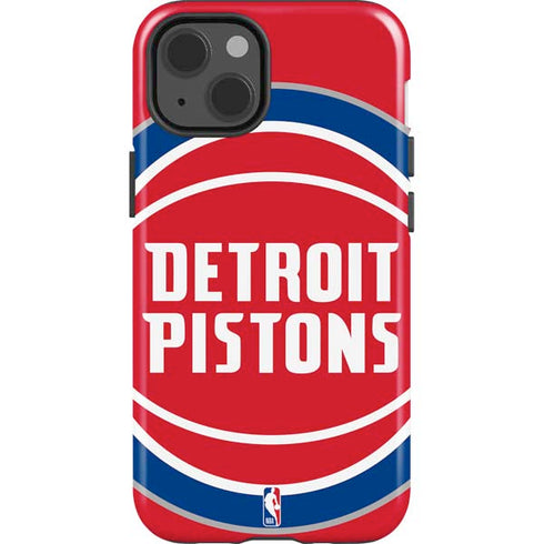 NBA Detroit Pistons Large Logo iPhone 13 Impact Case