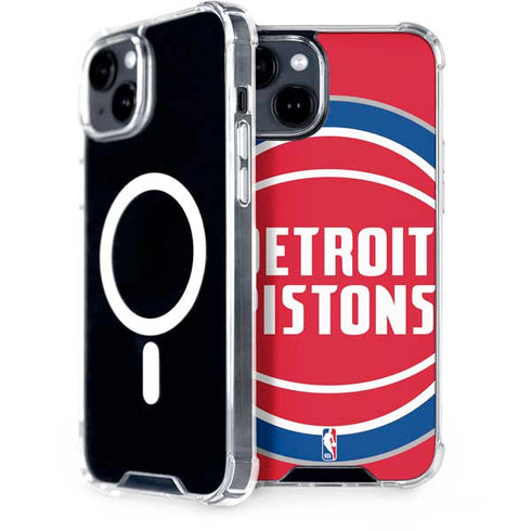 NBA Detroit Pistons Large Logo iPhone 13 MagSafe Case