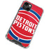 NBA Detroit Pistons Large Logo iPhone 13 Mini Clear Case