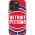 NBA Detroit Pistons Large Logo iPhone 13 Pro Impact Case