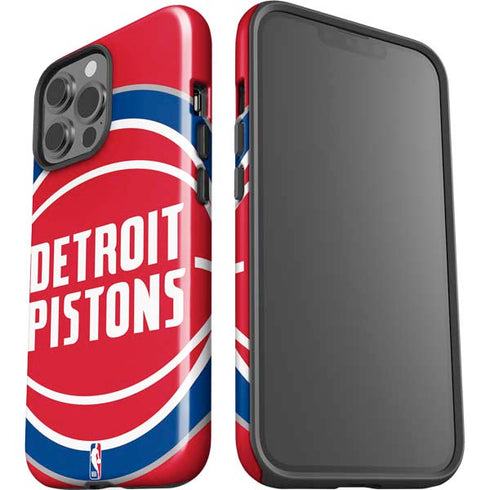 NBA Detroit Pistons Large Logo iPhone 13 Pro Max Impact Case