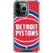 NBA Detroit Pistons Large Logo iPhone 14 Pro Clear Case