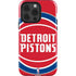 NBA Detroit Pistons Large Logo iPhone 15 Pro Impact Case