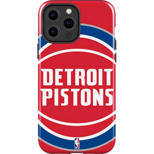 NBA Detroit Pistons Large Logo iPhone 15 Pro Max Impact Case