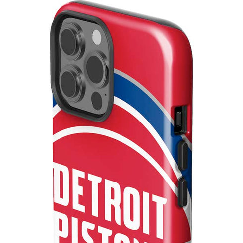 NBA Detroit Pistons Large Logo iPhone 15 Pro Max Impact Case