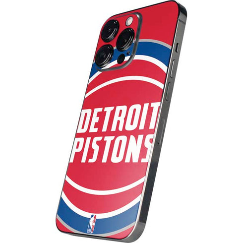 NBA Detroit Pistons Large Logo iPhone 14 Pro Max Skin