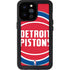 NBA Detroit Pistons Large Logo iPhone 14 Pro Max Waterproof Case