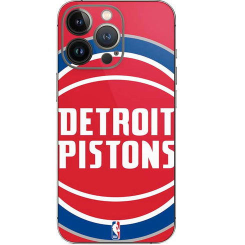 NBA Detroit Pistons Large Logo iPhone 15 Pro Skin