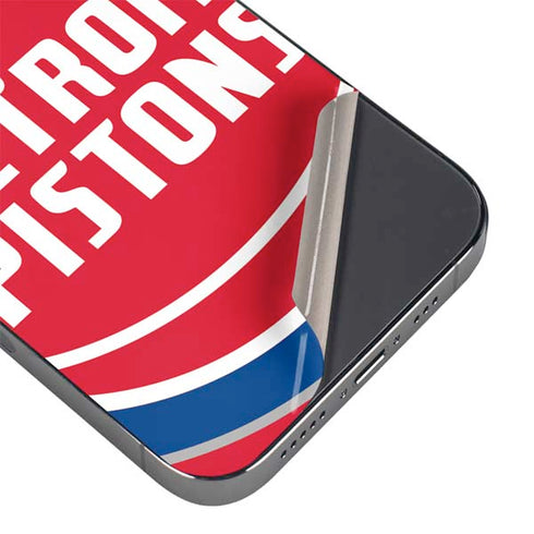 NBA Detroit Pistons Large Logo iPhone 15 Pro Skin