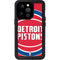 NBA Detroit Pistons Large Logo iPhone 14 Pro Waterproof Case