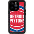NBA Detroit Pistons Large Logo iPhone 14 Pro Waterproof Case