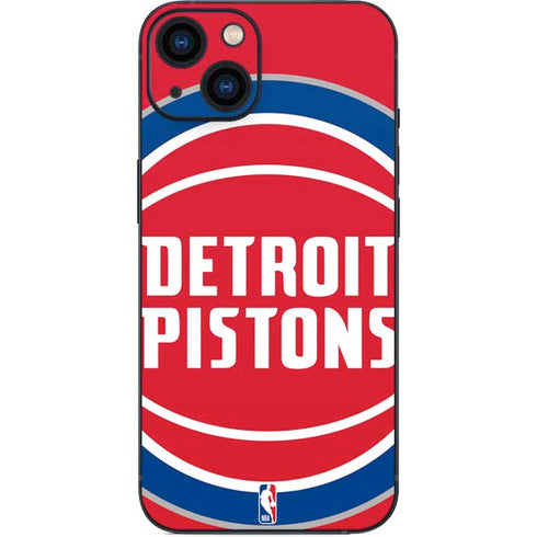 NBA Detroit Pistons Large Logo iPhone 14 Skin
