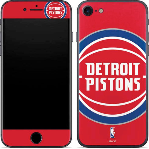 NBA Detroit Pistons Large Logo iPhone 7 Skin