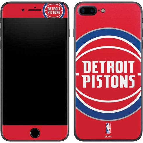 NBA Detroit Pistons Large Logo iPhone 8 Plus Skin