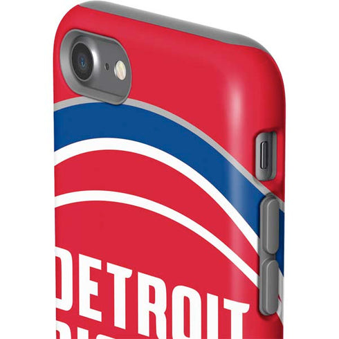 NBA Detroit Pistons Large Logo iPhone SE (2nd & 3rd Gen) Pro Case