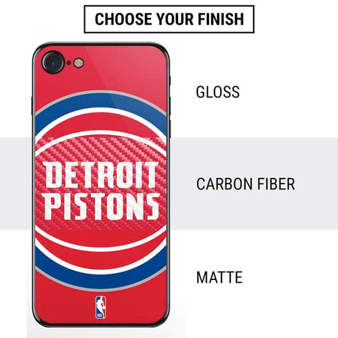 NBA Detroit Pistons Large Logo iPhone SE (2nd & 3rd Gen) Skin