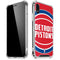 NBA Detroit Pistons Large Logo iPhone XR Clear Case