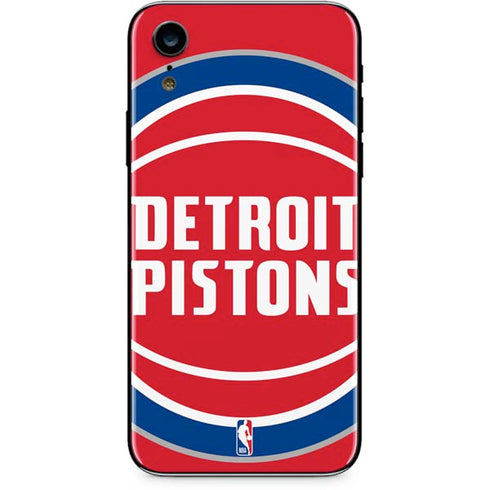 NBA Detroit Pistons Large Logo iPhone XR Skin