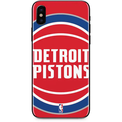 NBA Detroit Pistons Large Logo iPhone XS Max Skin