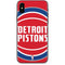 NBA Detroit Pistons Large Logo iPhone XS Skin