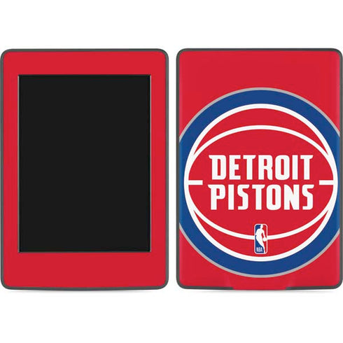 NBA Detroit Pistons Large Logo Amazon Kindle Skin
