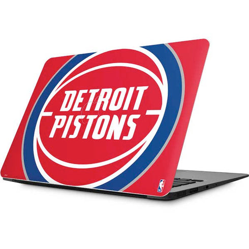 NBA Detroit Pistons Large Logo Apple MacBook Skin