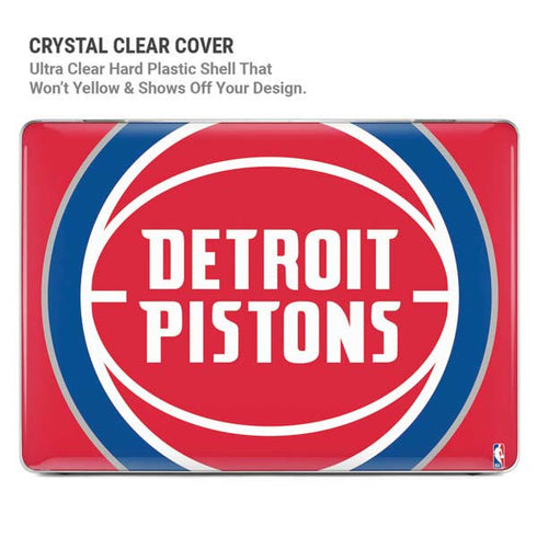NBA Detroit Pistons Large Logo MacBook Pro 13in (2020) Case plus Skin
