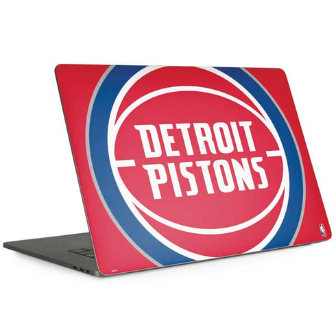 NBA Detroit Pistons Large Logo Apple MacBook Pro 15-inch Skin