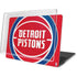 NBA Detroit Pistons Large Logo MacBook Pro 15in (2016-19) Case plus Skin