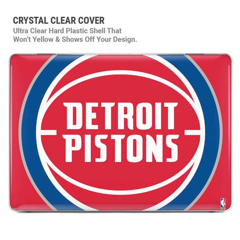 NBA Detroit Pistons Large Logo MacBook Pro 16in (2019-20) Case plus Skin